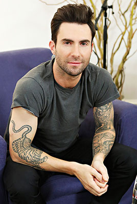 Photograph of Adam Levine