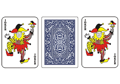 3 Playing cards.